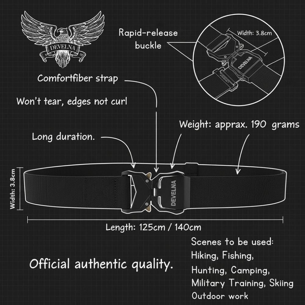 Develna Tactical Belt - U.S. Military